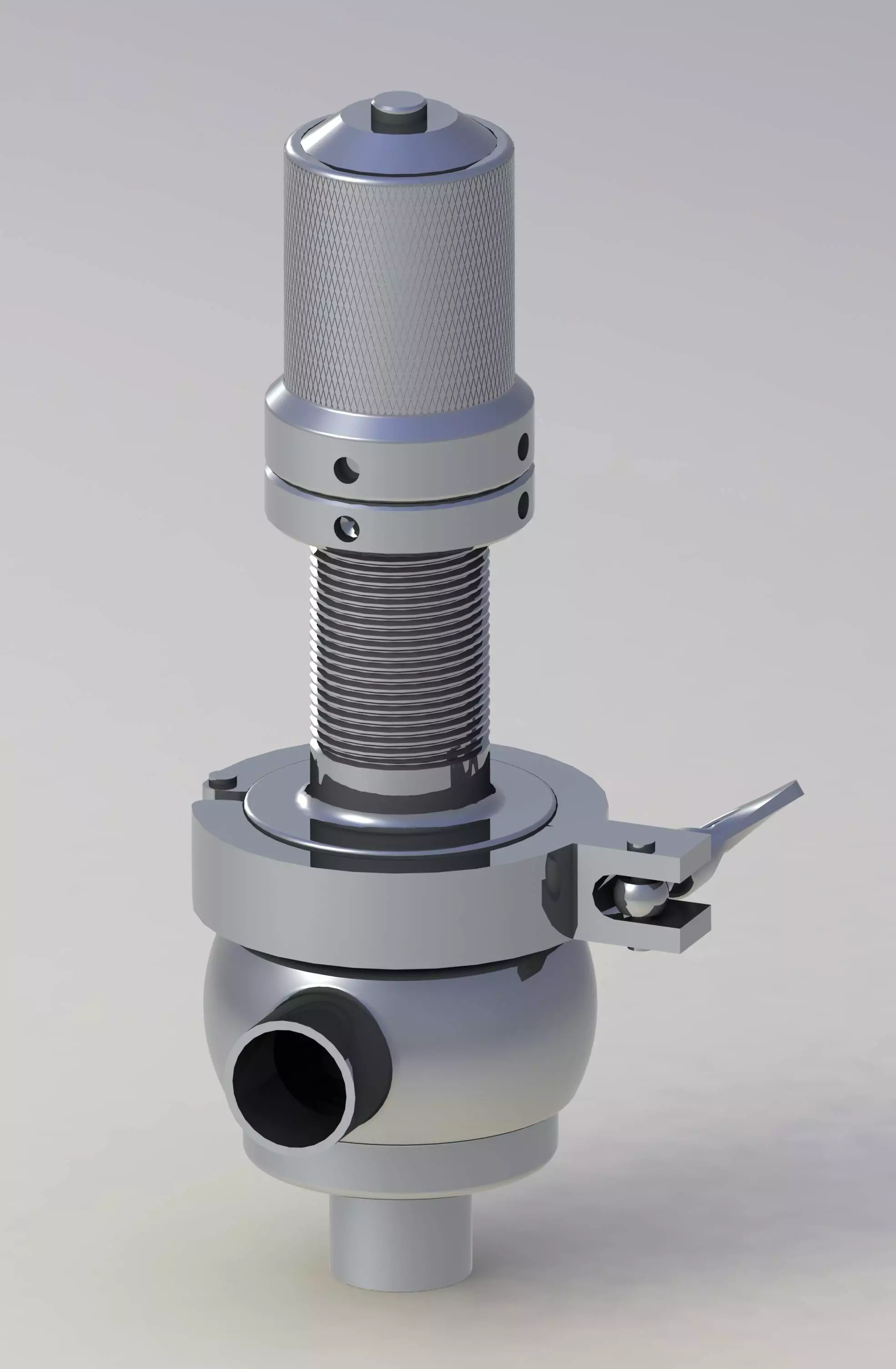 Valvula de Sobrepresion INOXPA - OVERFLOW VALVE 3D model_0