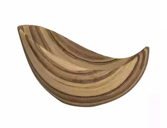 Designer Wood Bowl
