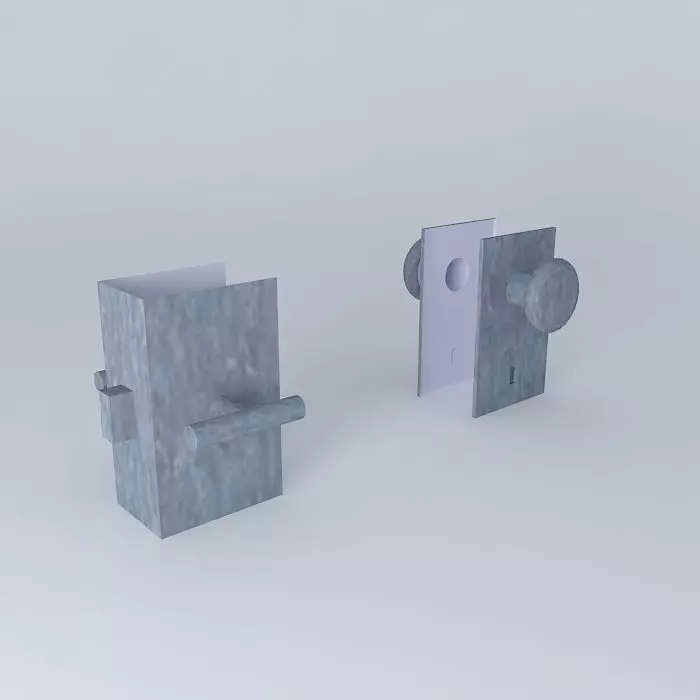 Lock sets doorknobs Free 3D model