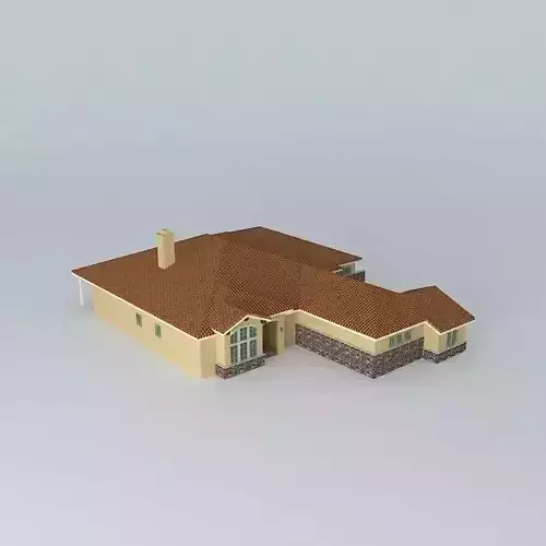 Spanish house with interior