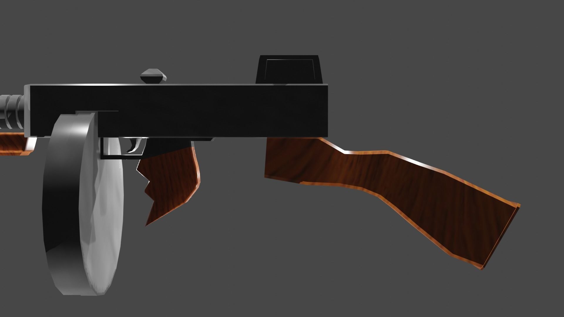 tommy gun  3D model_5