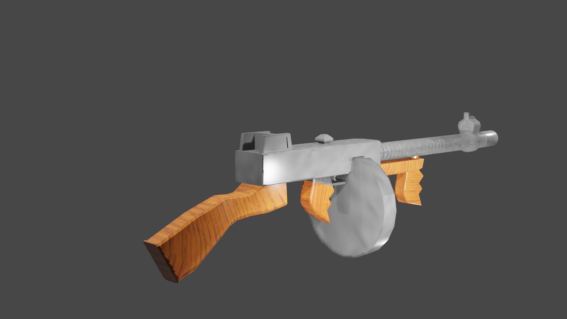 tommy gun  3D model_7