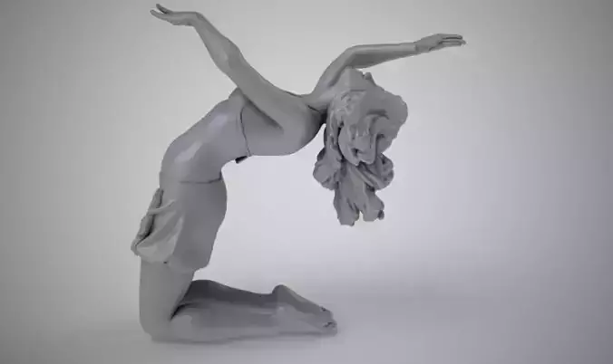 Dancer Backbend 3D print model