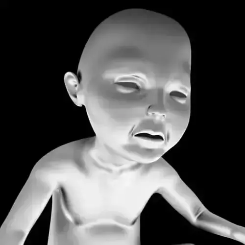 PRINT READY BABY SEATED 3 3D print model