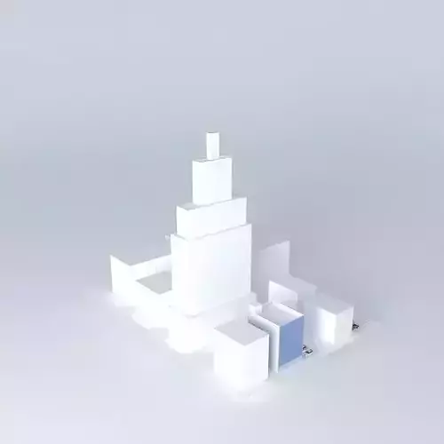 city to ride and walk in Free 3D model
