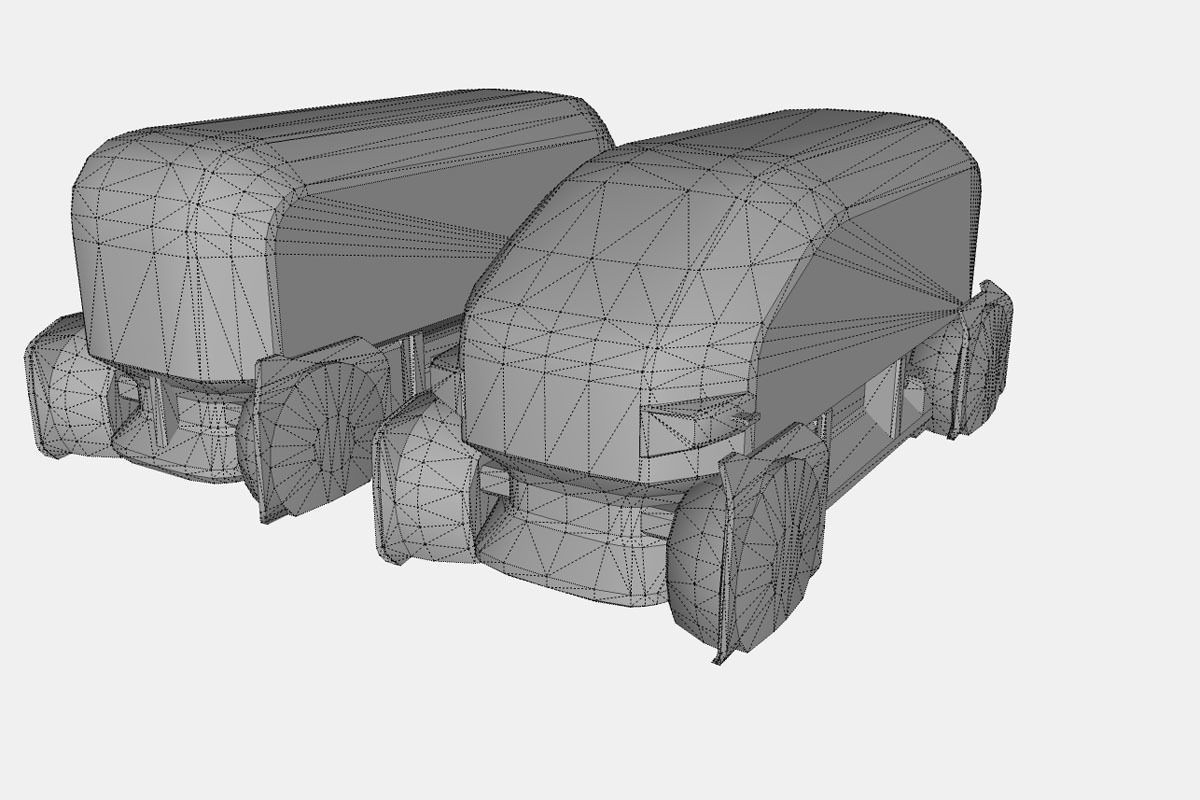 Renault EZ-PRO Concept Low-poly 3D model_18