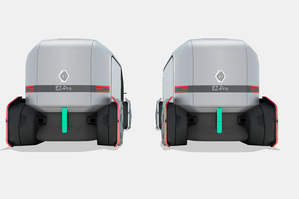 Renault EZ-PRO Concept Low-poly 3D model_8