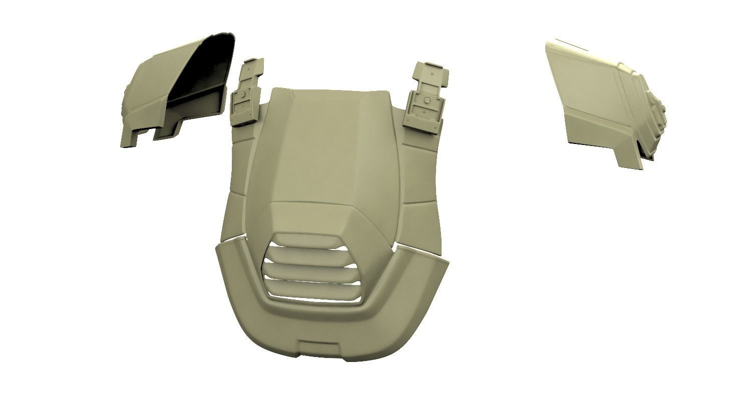 Halo 4 armor 3D print model_11