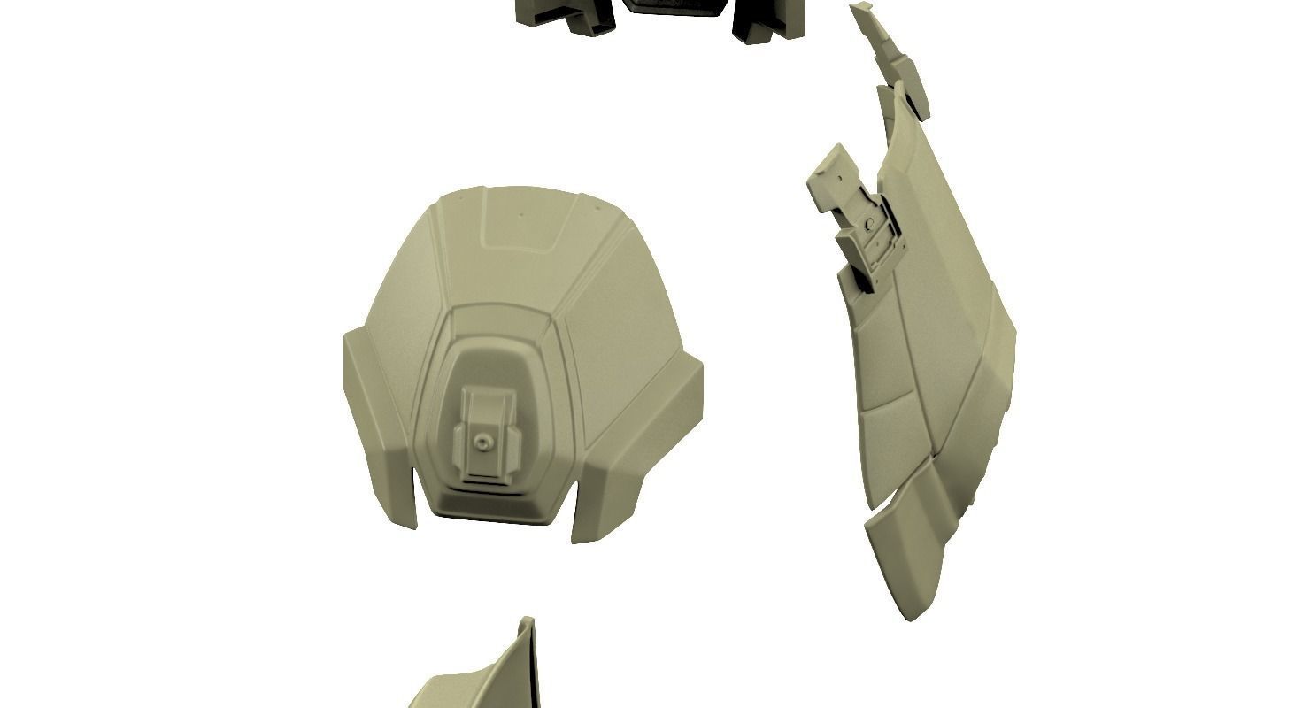 Halo 4 armor 3D print model_10