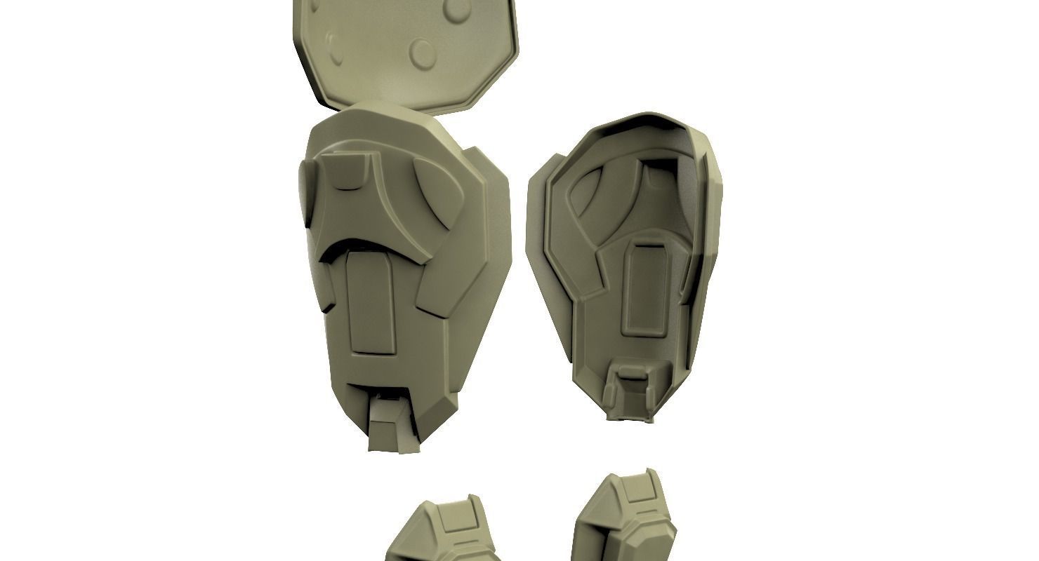 Halo 4 armor 3D print model_12