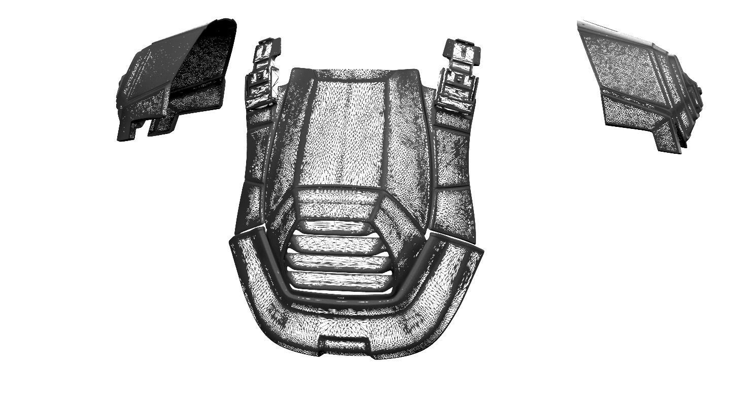 Halo 4 armor 3D print model_4