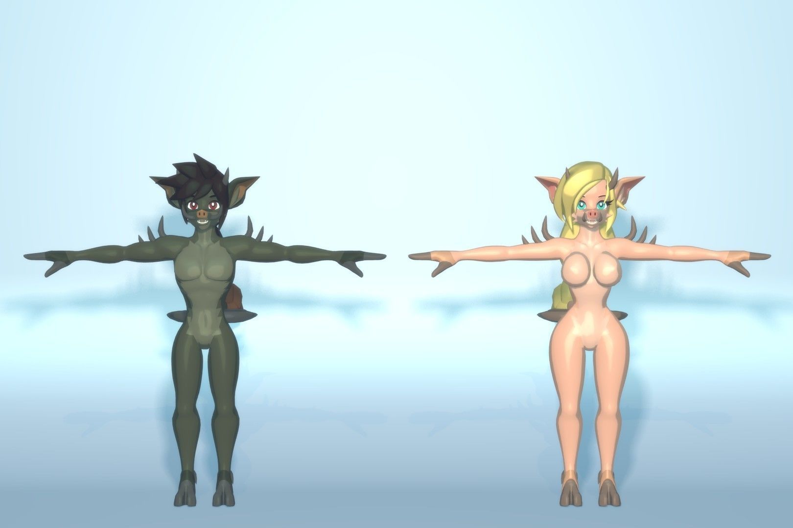 Acheron Orc Clean Low-poly 3D model_17