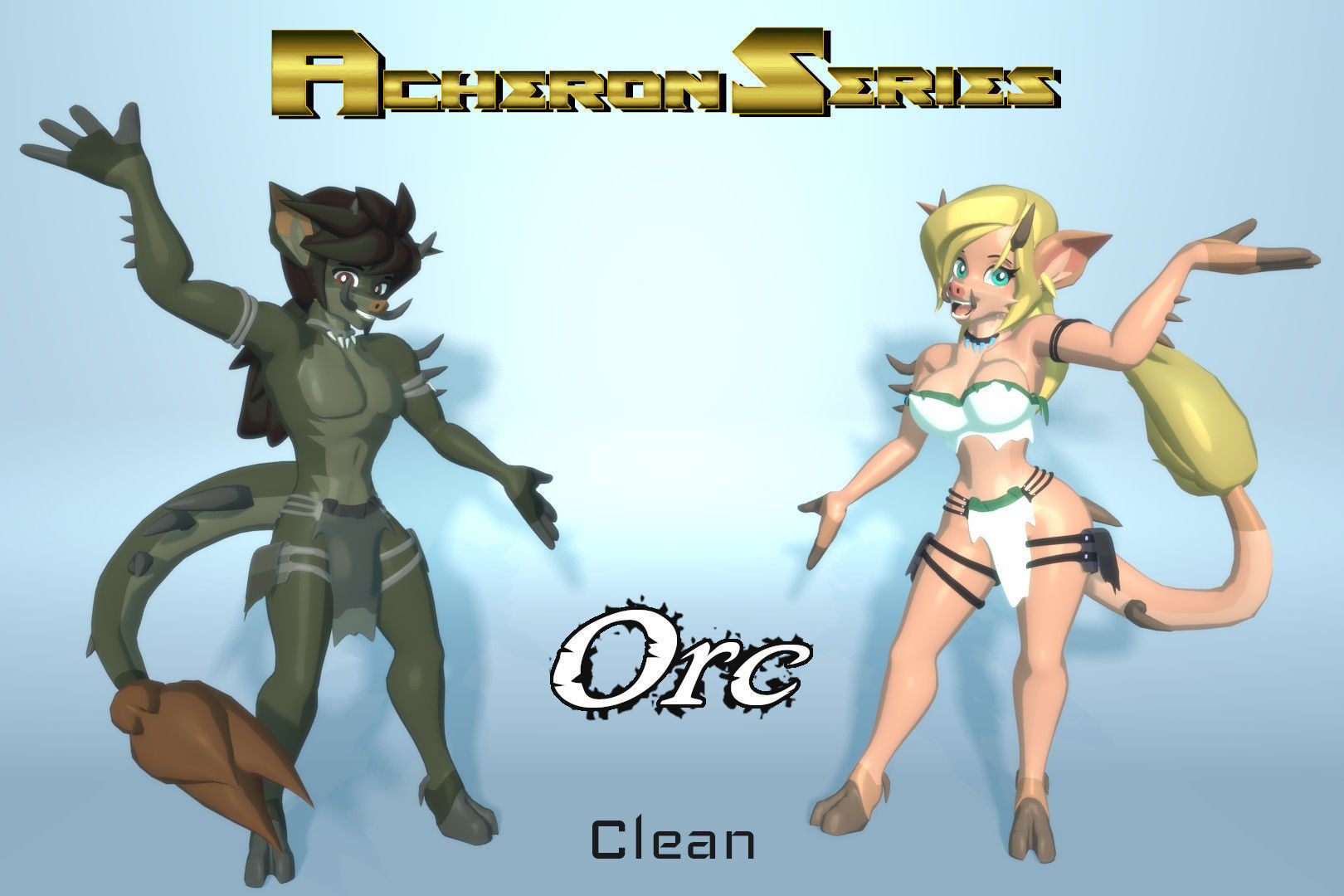 Acheron Orc Clean Low-poly 3D model_24