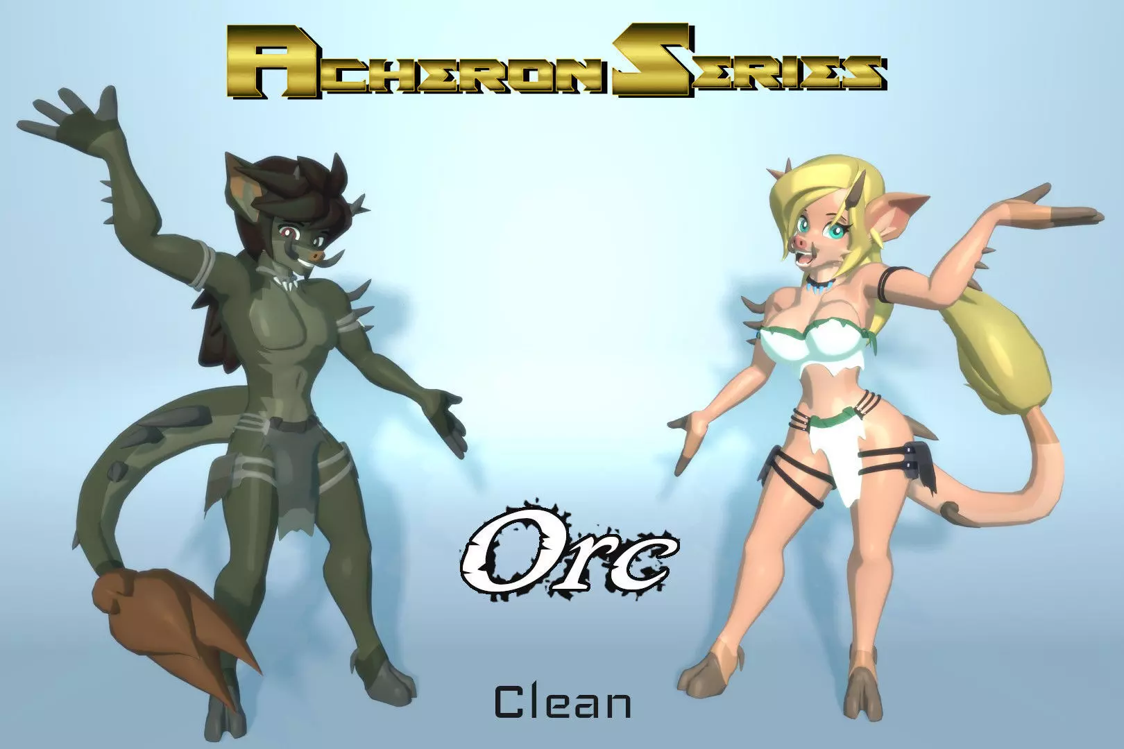 Acheron Orc Clean Low-poly 3D model_0