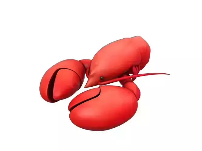 Lobster Low-poly 3D model