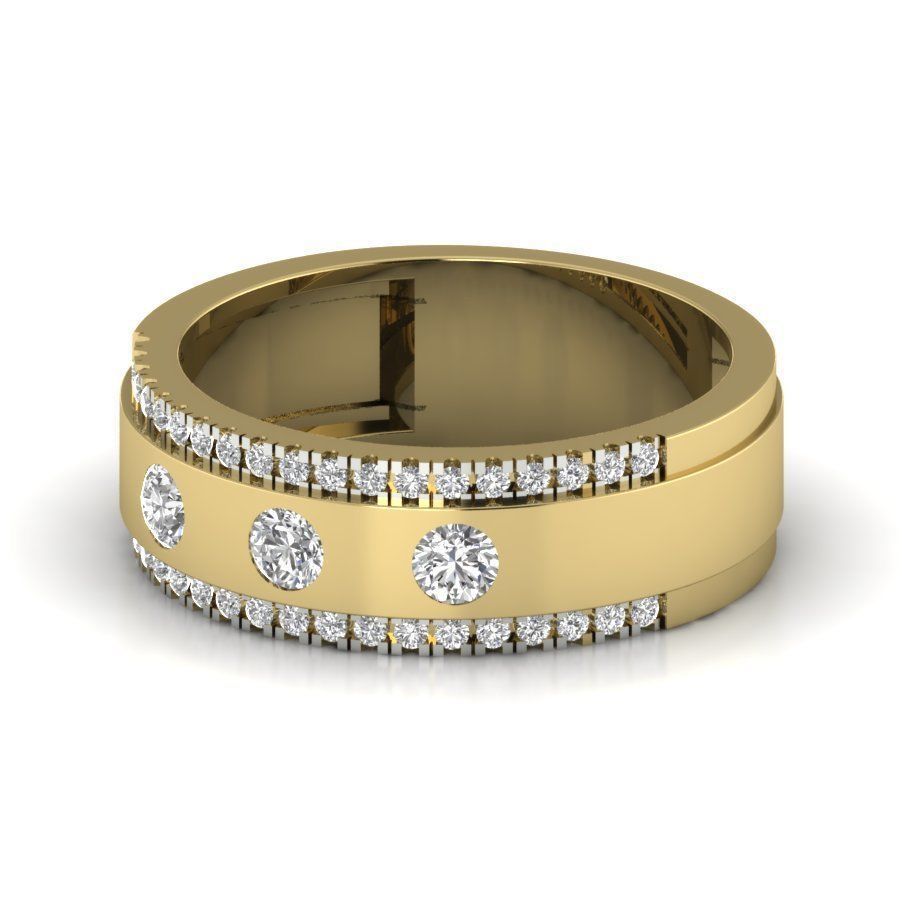 Women ring 3dm render detail 3D print model 3D print model_4