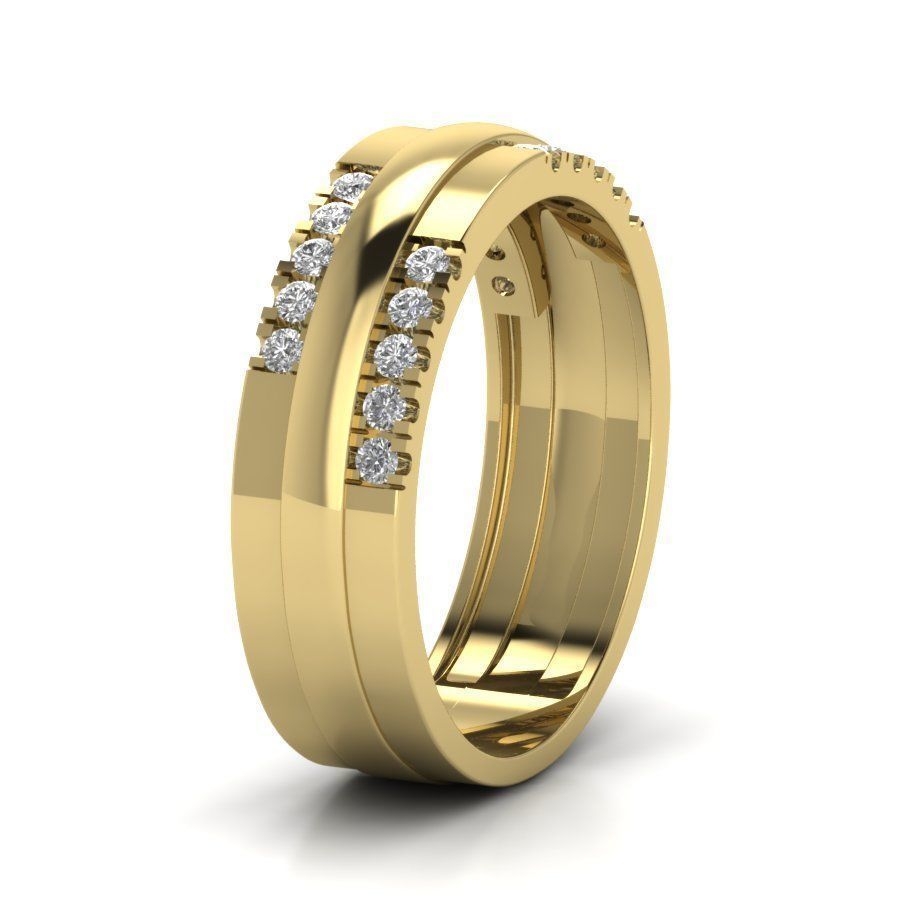 Women ring 3dm render detail 3D print model 3D print model_3