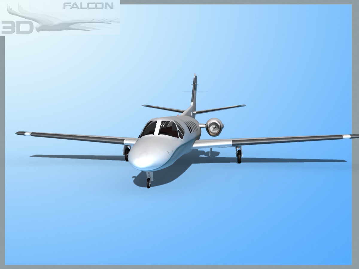 Falcon3D Citation V 560 F01 3D model_1
