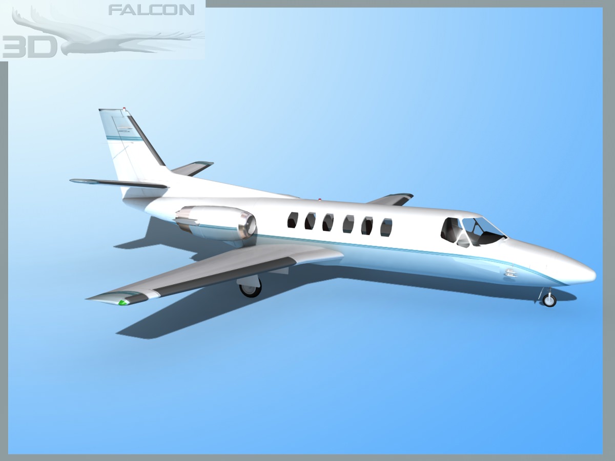 Falcon3D Citation V 560 F01 3D model_3