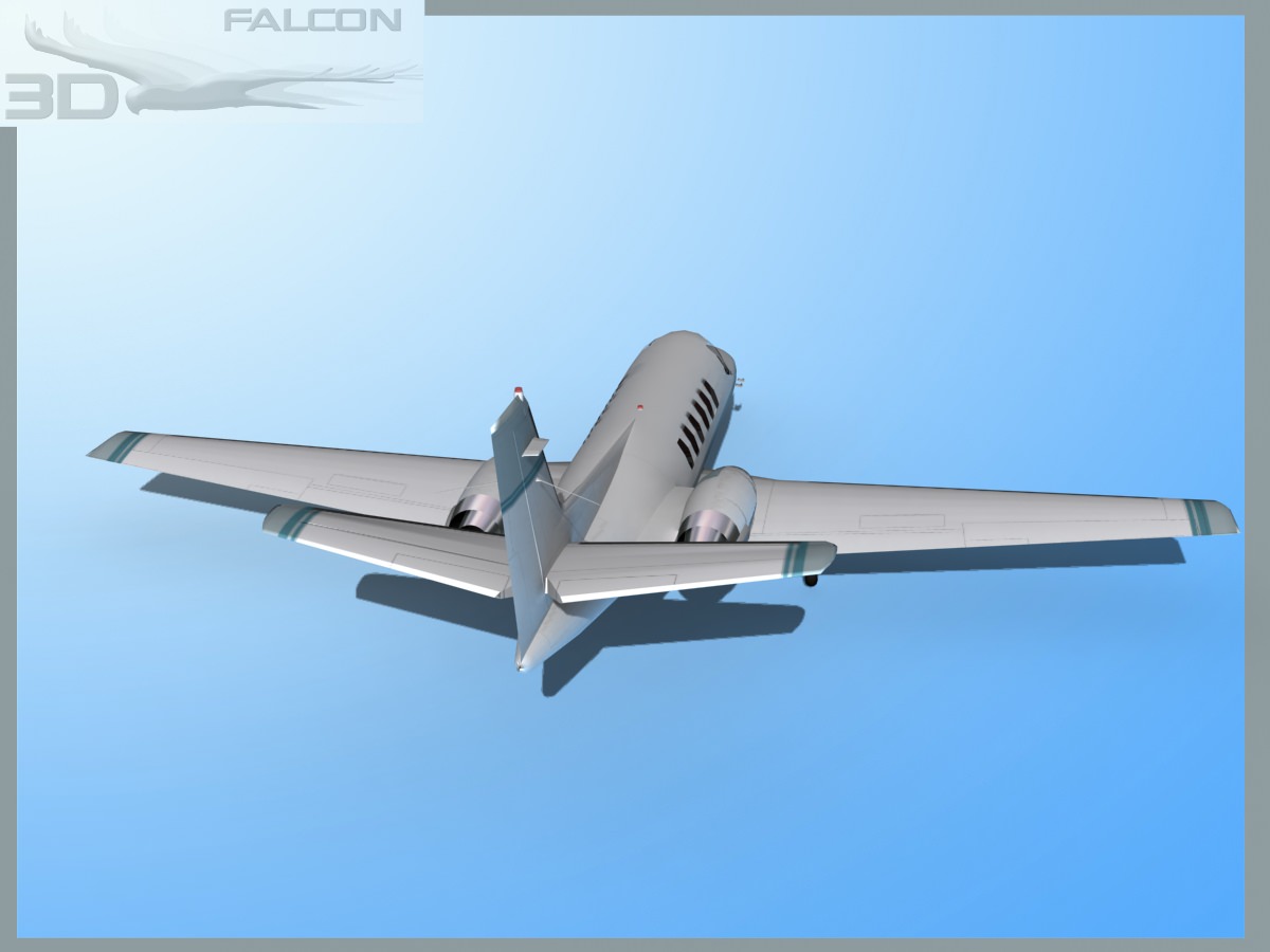 Falcon3D Citation V 560 F01 3D model_6