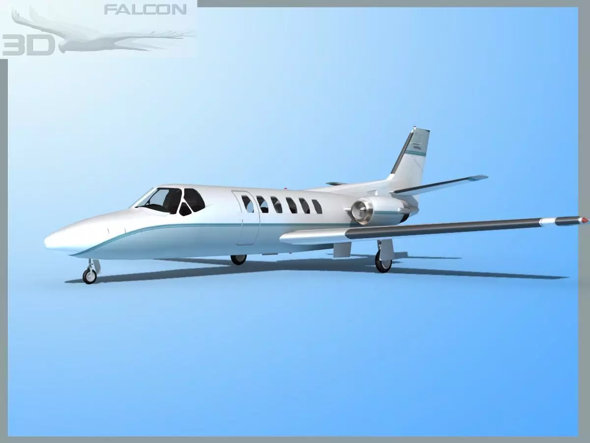 Falcon3D Citation V 560 F01 3D model_0