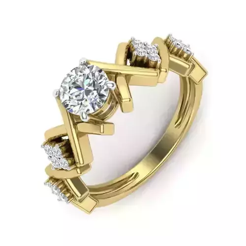 Women ring 3dm render detail 3D print model