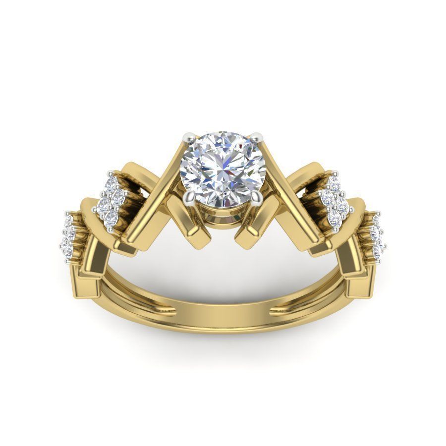 Women ring 3dm render detail 3D print model 3D print model_1