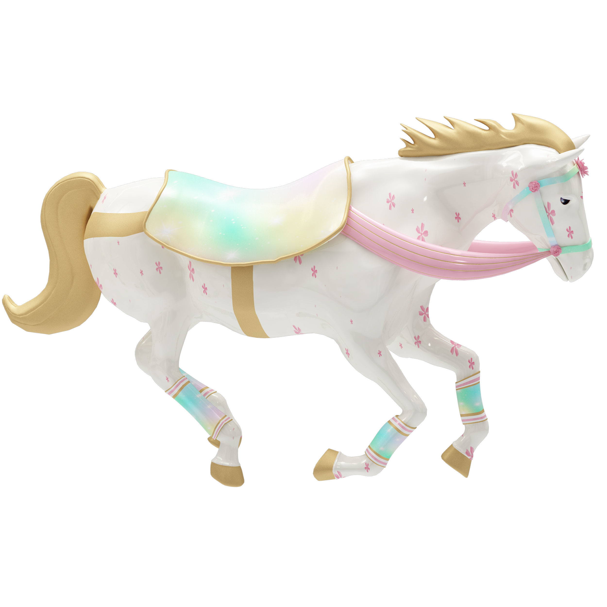 Carousel 3D print model_6