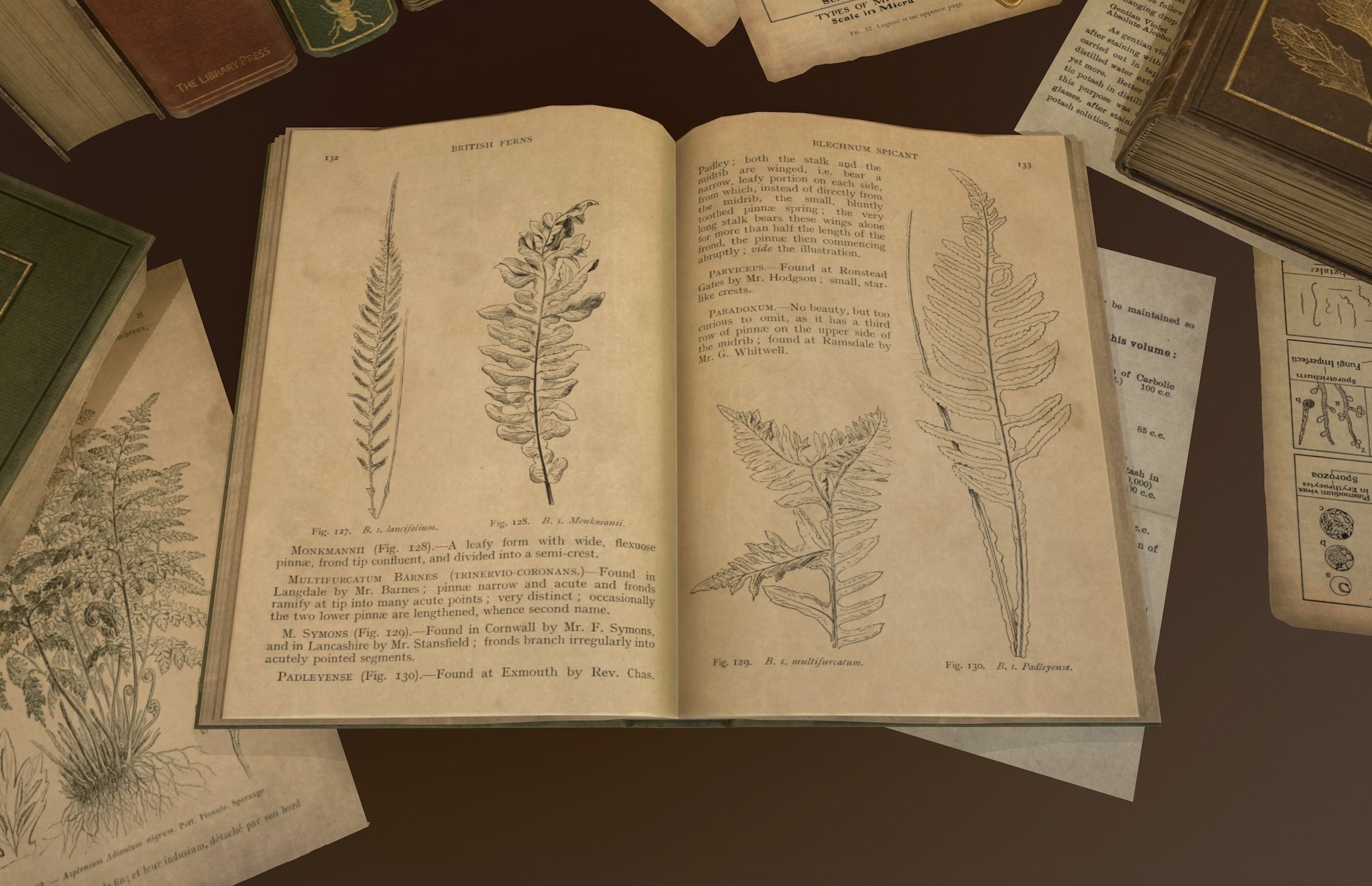 Old Books set - PBR Game Ready Low-poly 3D model_2