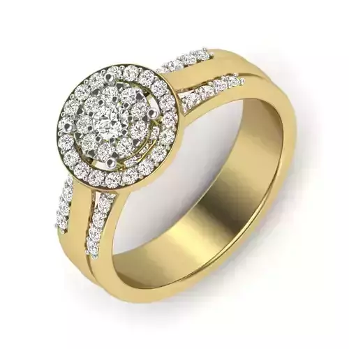 Women ring 3dm render detail 3D print model