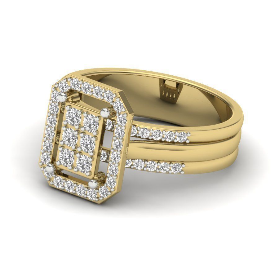 Women ring 3dm render detail 3D print model 3D print model_4