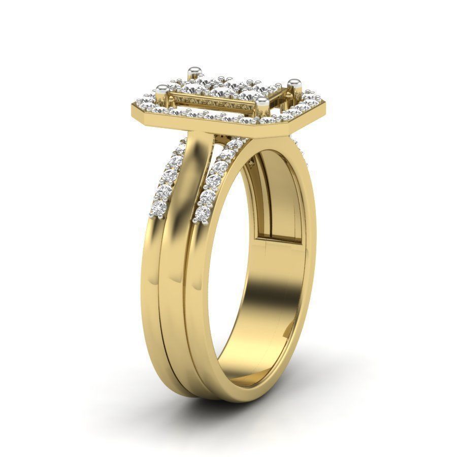 Women ring 3dm render detail 3D print model 3D print model_3