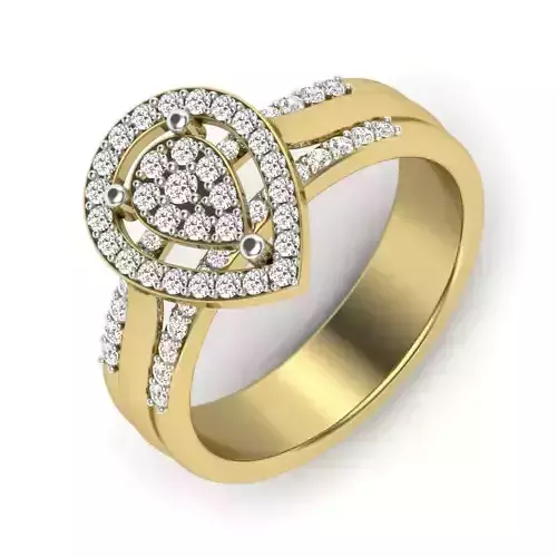 Women ring 3dm render detail 3D print model