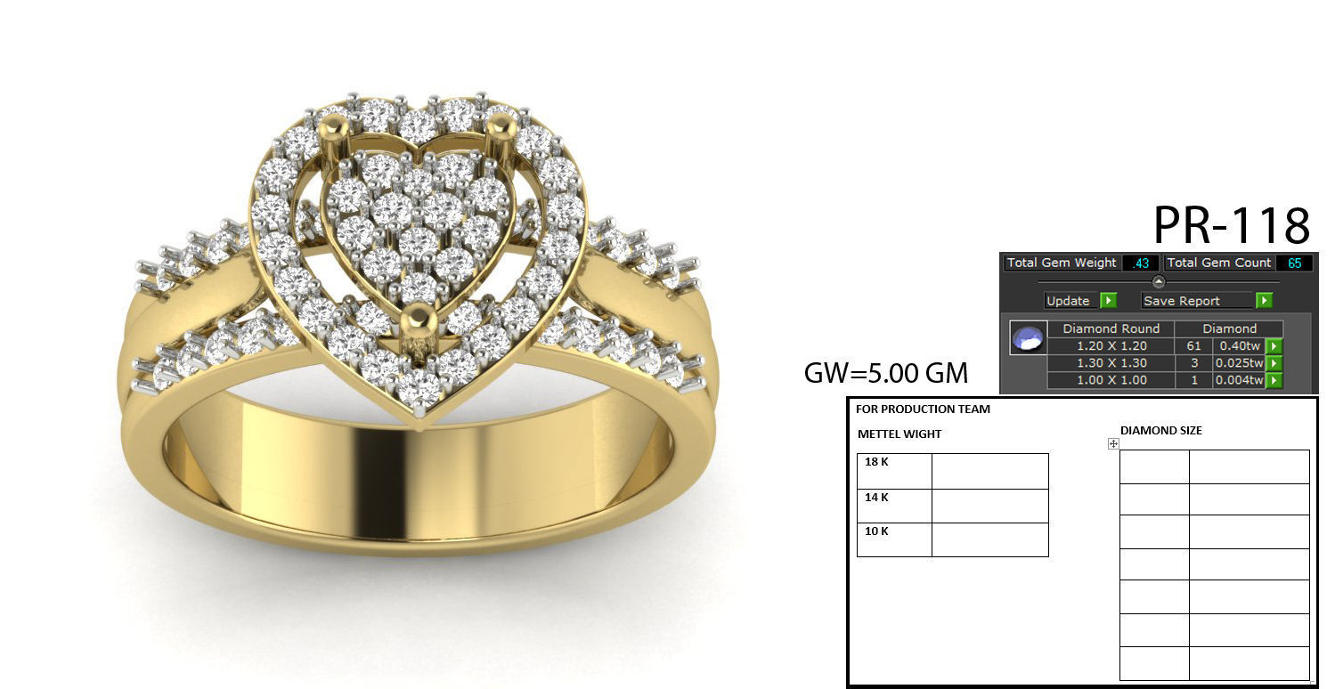 Women ring 3dm render detail 3D print model 3D print model_5