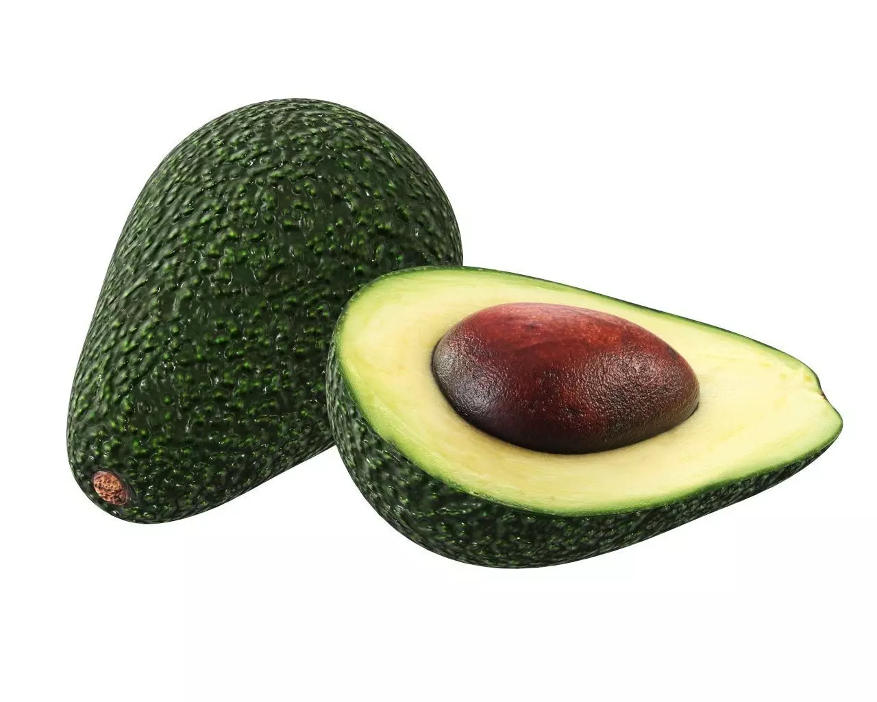 Avocado two avocados Free 3D model_0