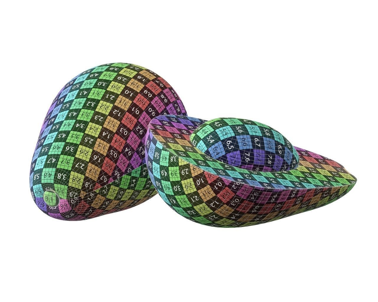 Avocado two avocados Free 3D model_8