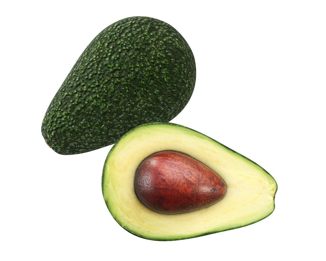 Avocado two avocados Free 3D model_2