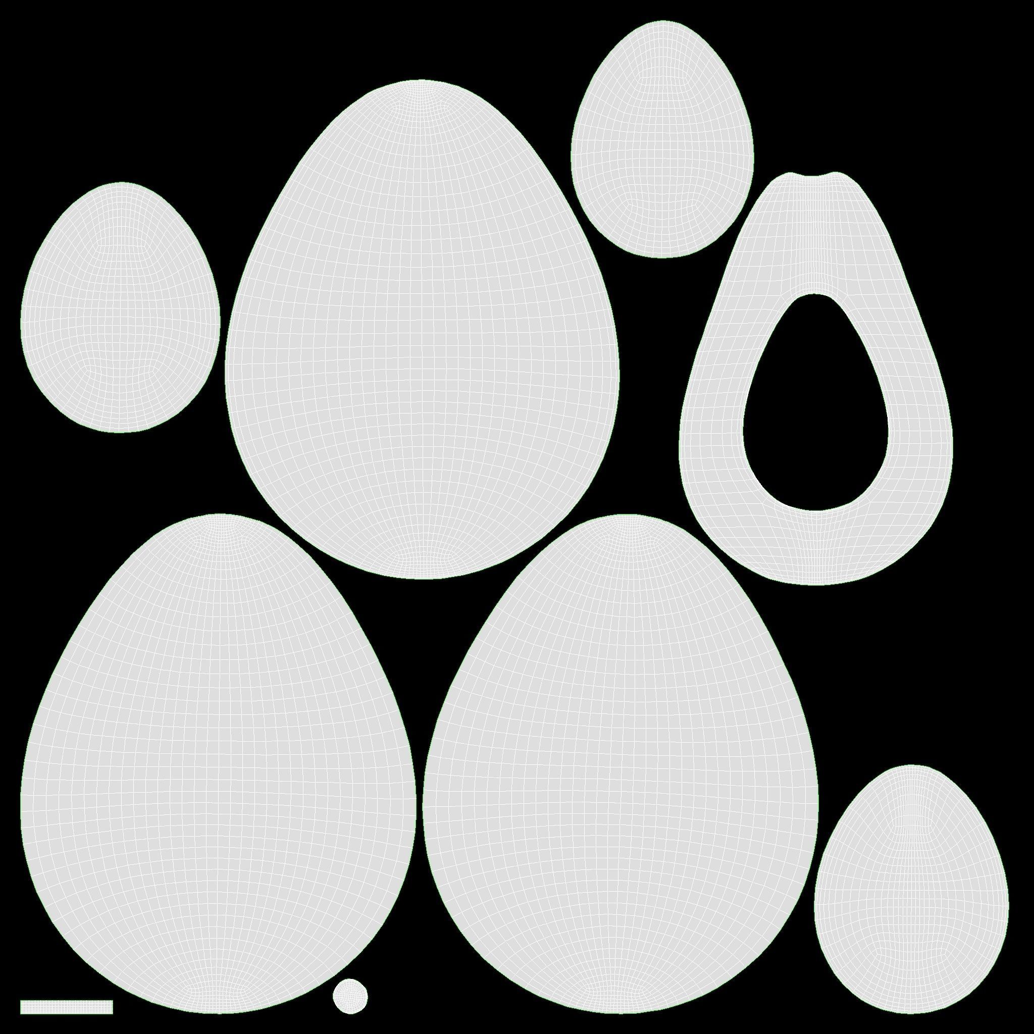 Avocado two avocados Free 3D model_9