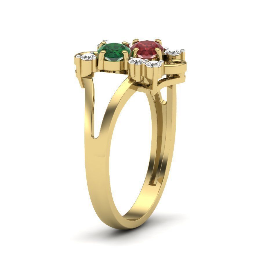 Women ring 3dm render detail 3D print model 3D print model_3