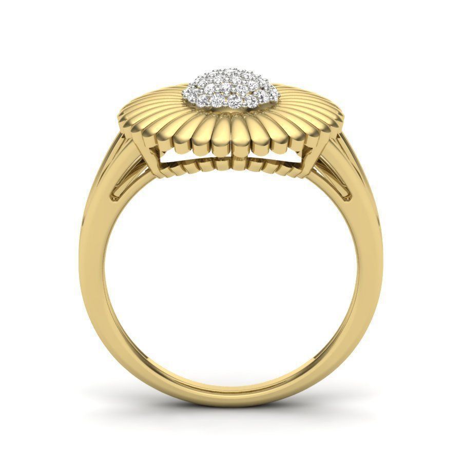 Women cocktail ring 3dm render detail 3D print model 3D print model_2