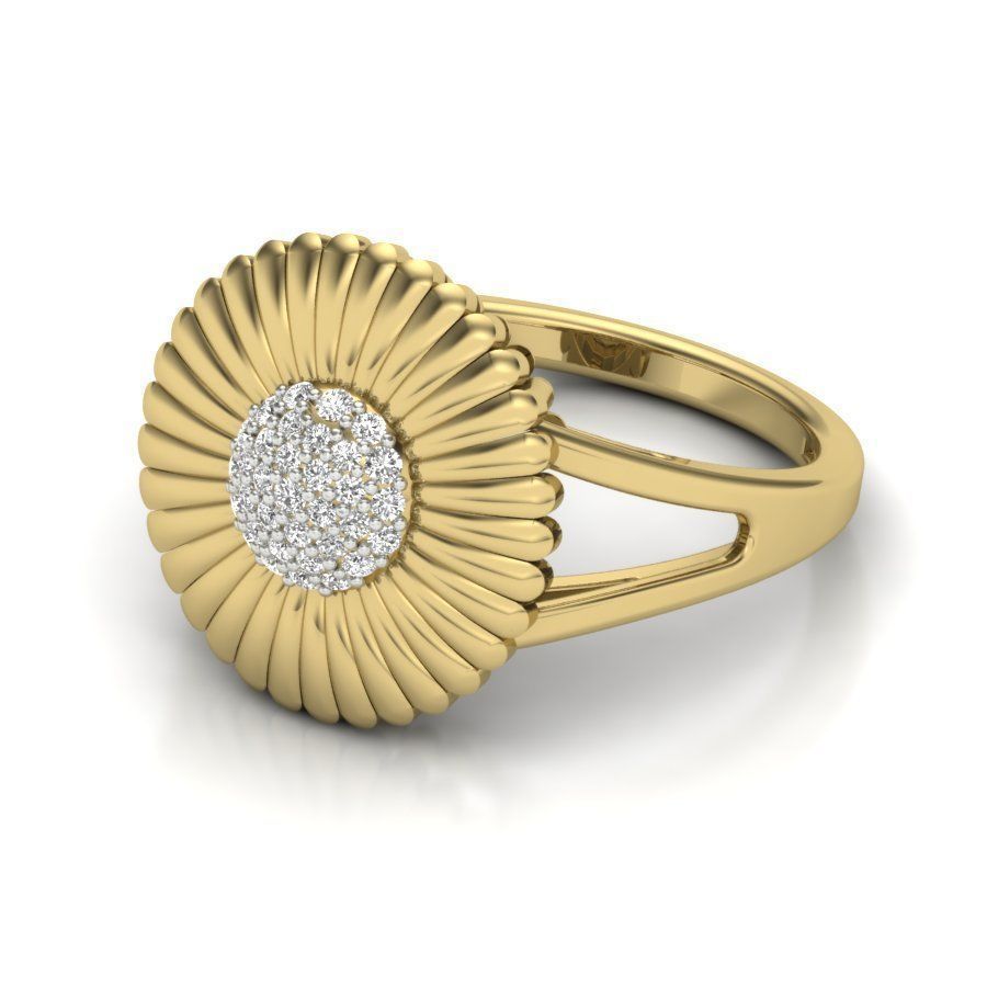 Women cocktail ring 3dm render detail 3D print model 3D print model_4
