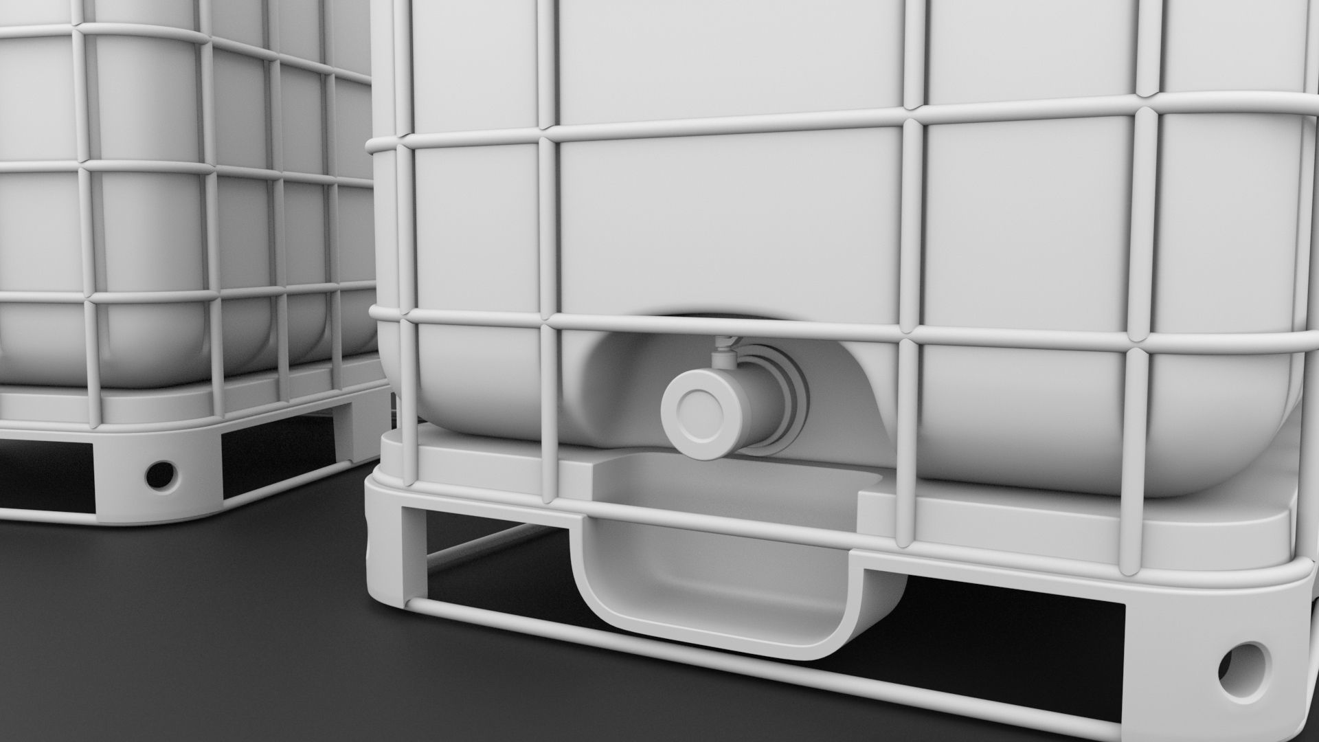 IBC Tank Container  3D model_8