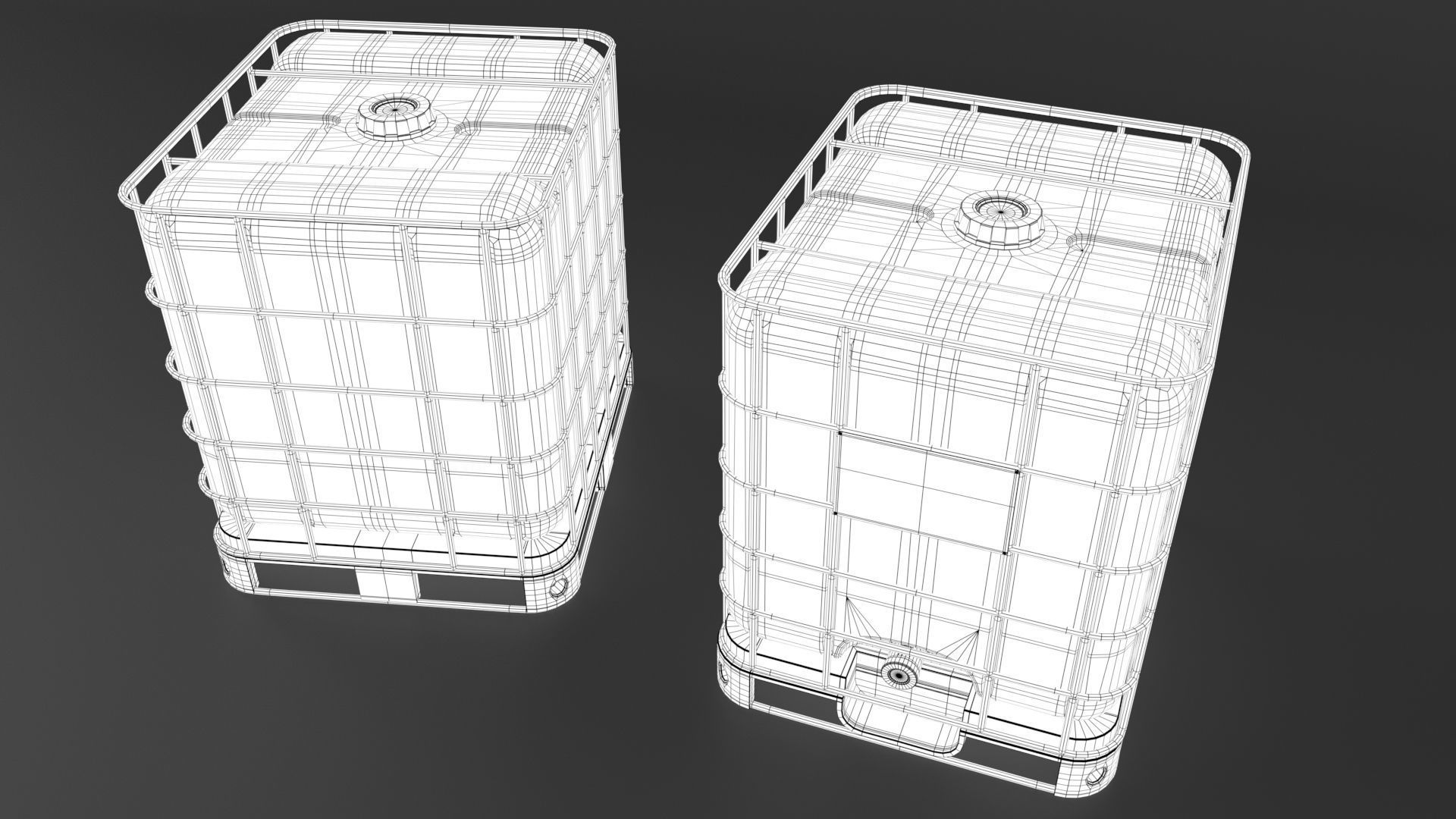 IBC Tank Container  3D model_11