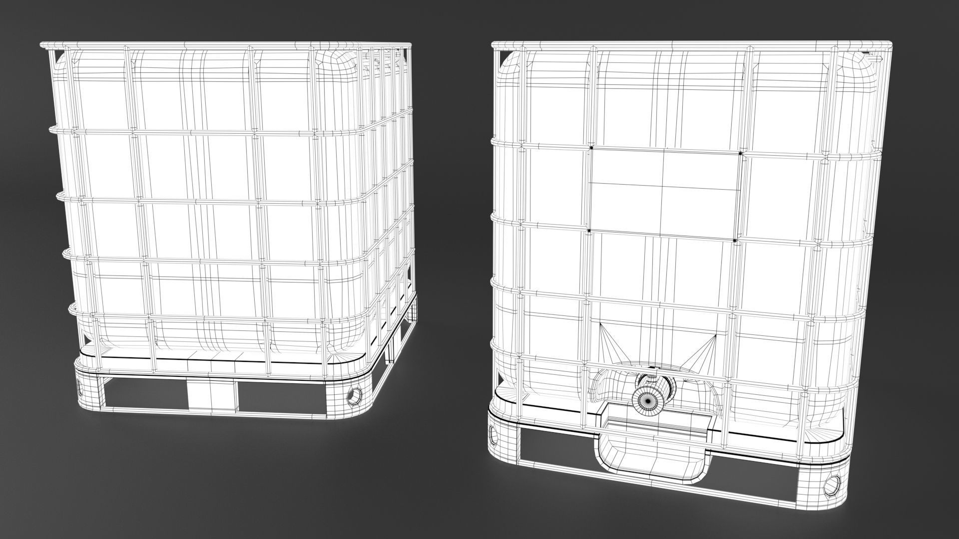 IBC Tank Container  3D model_10