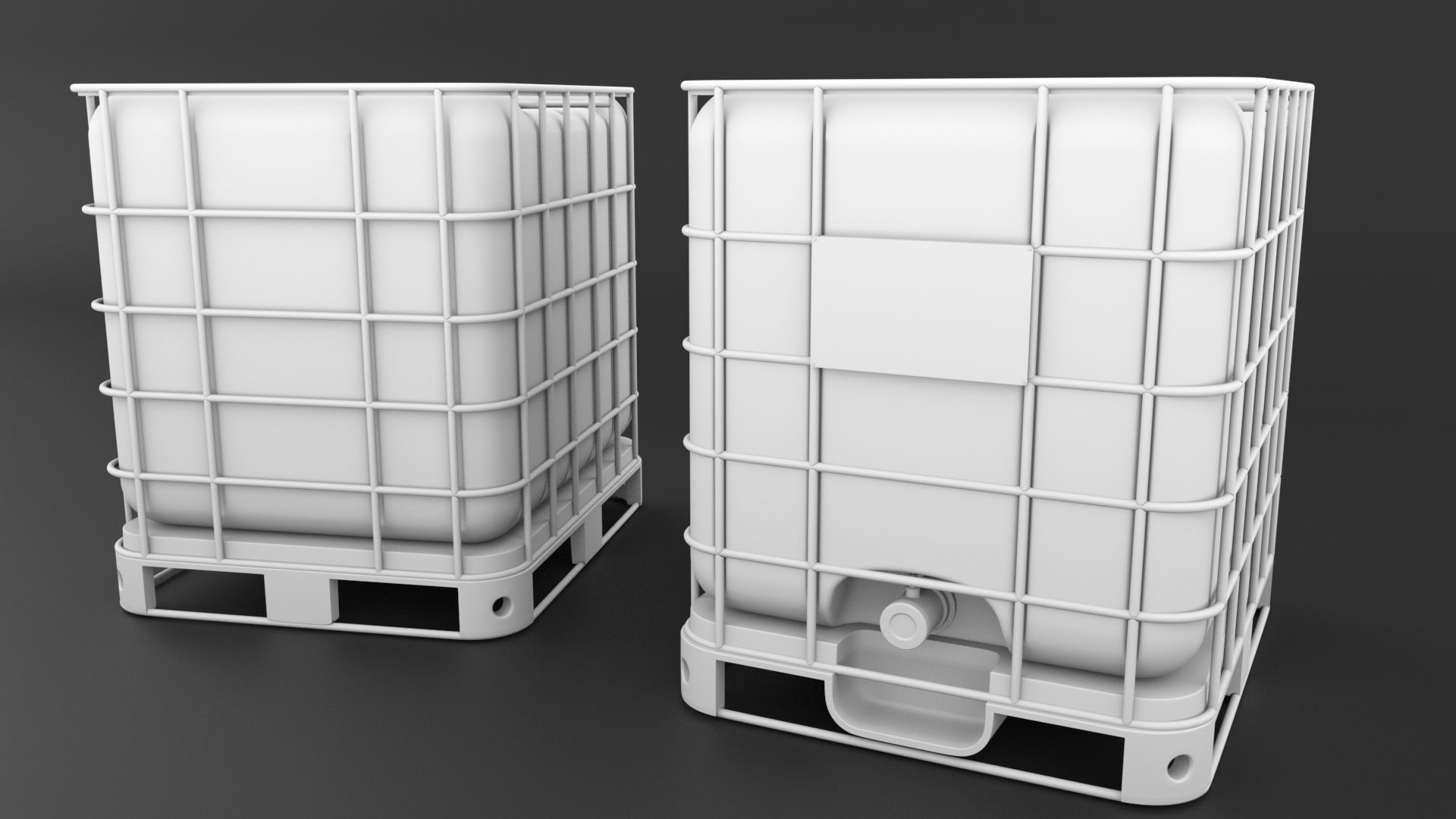 IBC Tank Container  3D model_6