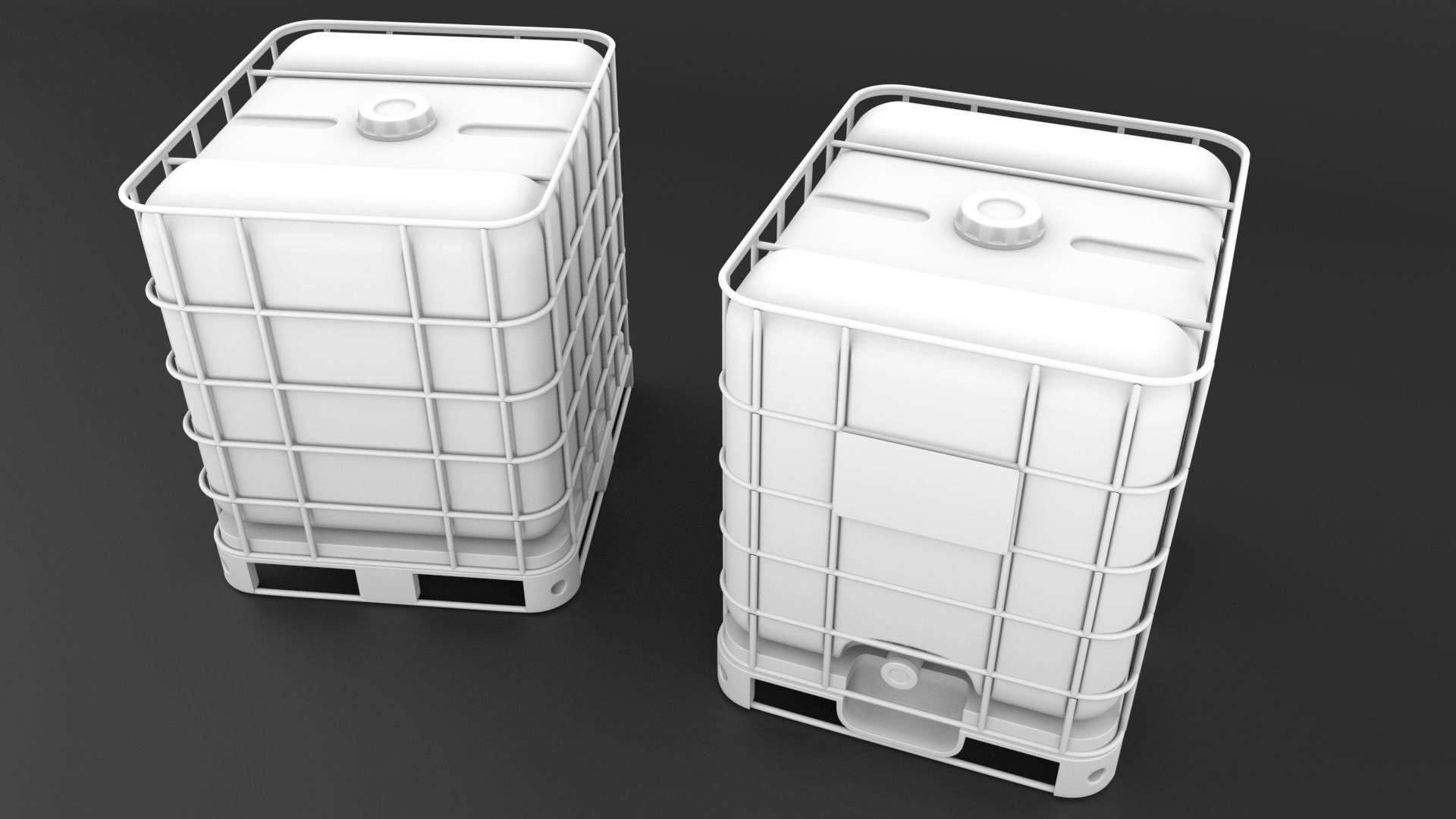 IBC Tank Container  3D model_7