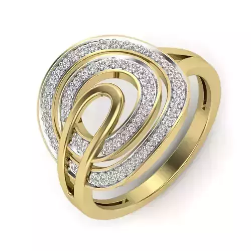 Women ring 3dm render detail 3D print model