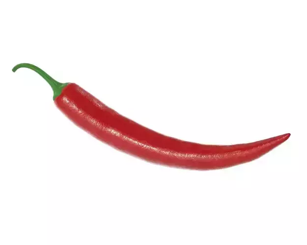 Chili pepper 02 3D model