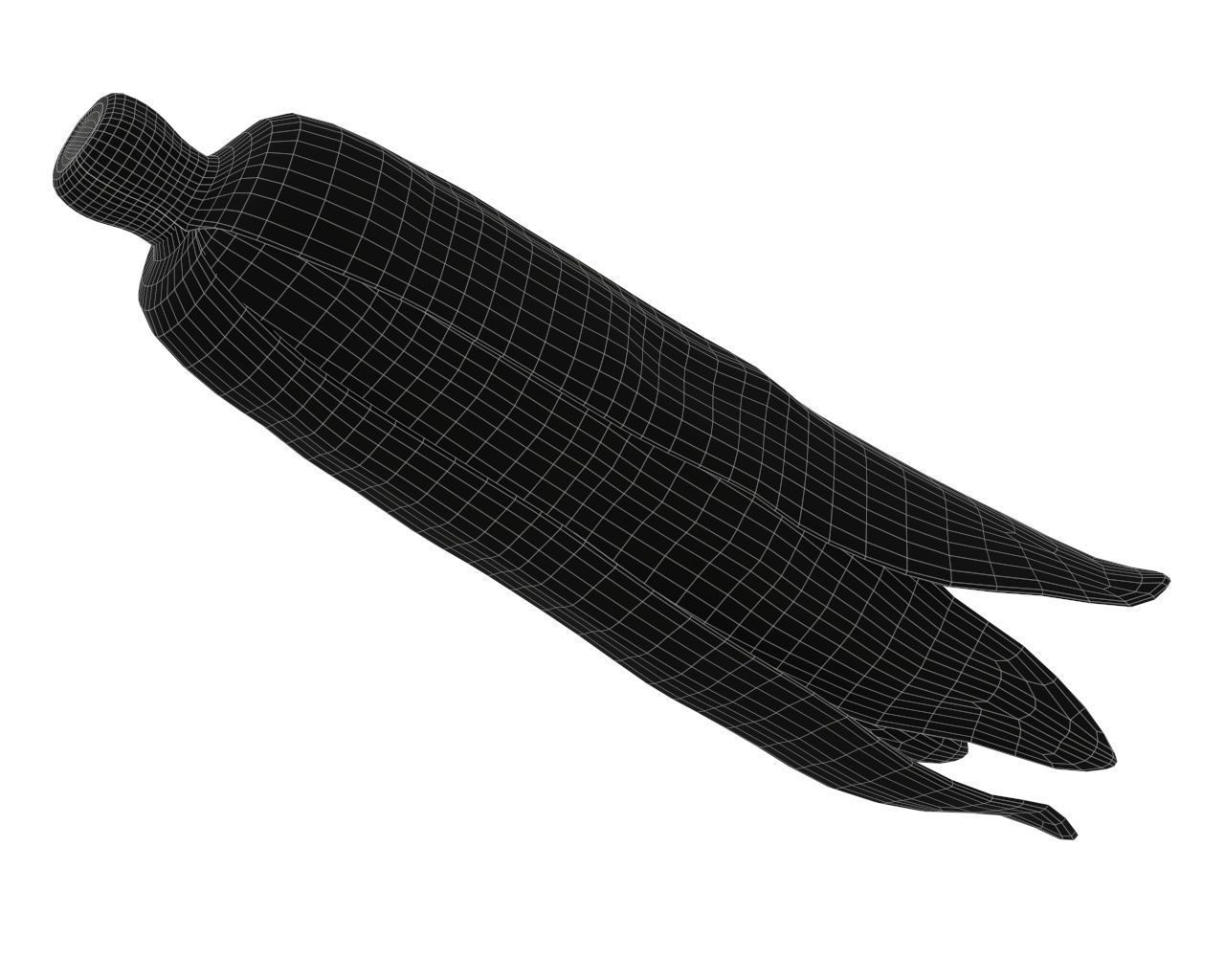 Corn with leaves 3D model_6