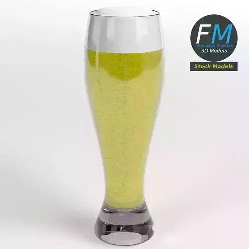 Glass with beer 10